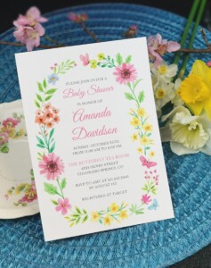 baby shower/birth announcement